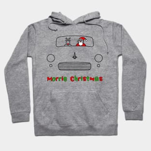 Morris "Morrie Christmas" Minor classic British car Christmas special edition Hoodie